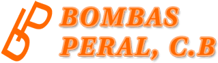 Bombas Peral, C.B Logotipo 